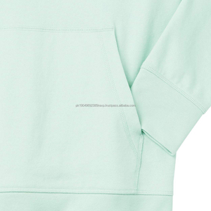 Sweats à capuche streetwear pour hommes personnalisés OEM 400gsm-600gsm Coton lourd entièrement brodé sans cordon Sweats à capuche lavés - Product Image 6