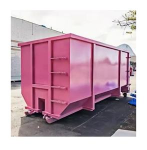 Contenedor de construcción 40 yardas cúbicas Tamaño Capacidad de cuatro toneladas Mejor para techos de demolición o escombros de renovación - Product Image 4