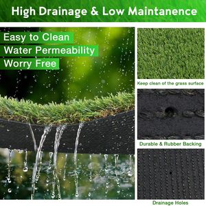 Tapis d'herbe pour chien de qualité TH-PAG-081-Gazon réaliste, lavable et résistant aux odeurs, idéal pour une utilisation en intérieur et en appartement - Product Image 3