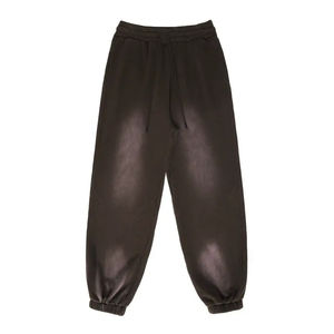 Pantalones de chándal de invierno acampanados lavado ácido para correr informales de cintura media para hombre con logotipo personalizado al por mayor 2025 - Product Image 6