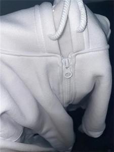 Sudaderas con cremallera para mujer/hombre moda manga larga con capucha sudadera de lana 100% algodón transpirable gran oferta alta calidad Casual Campus - Product Image 2