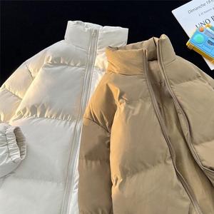 Veste bouffante de haute qualité col montant femmes veste bouffante fermeture à glissière veste pour femmes bloc de couleur - Product Image 4