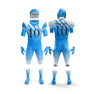 100% haute qualité Vintage équipes de Football américain maillots à manches courtes Sublimation maille uniforme broderie imprimé Techniques - Product Image 4
