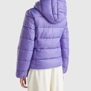 Chaqueta acolchada transpirable a prueba de viento ecológica para mujer, forro de algodón de Color personalizado, ropa de moda de último diseño 2025 - Product Image 3