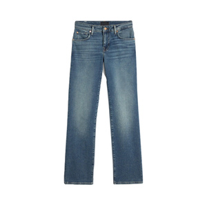 Jeans de Mezclilla Ecológicos y Transpirables de Corte Recto para Mujer, Proporciones Equilibradas, Ajuste Cómodo para un Estilo Profesional Casual - Product Image 1