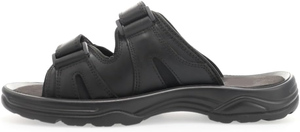 Sandales en cuir formelles élégantes et de haute qualité pour hommes, fabriquées en cuir pleine fleur, avec des sangles réglables à boucles auto-agrippantes, options de logo personnalisé - Product Image 3