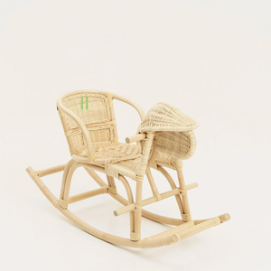New Product 2025 Grey <b>Rattan</b> Eco-Friendly Modern Kids <b>Daybed</b> Cute Baby Bedroom OEM Low MOQ Vietnam - Product Image 6
