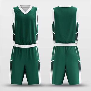 Uniformes de Baloncesto Profesionales para Hombre, Certificación BSCI, Venta al por Mayor, Personalizados, Tallas Grandes, Transpirables, Cómodos, Estampados, Anti-UV - Product Image 2