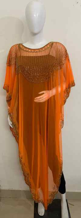 Women's Sleeveless Slit Poncho Shrug Top Kurti Heavy Neck Beaded Ruched Fashion Element Wholesale for Beach Evening Straight