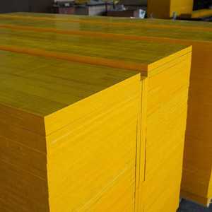Contreplaqué jaune imperméable à 3 couches, contreplaqué jaune pour coffrage, panneau triplé, gabarit, contreplaqué jaune pour coffrage à 3 plis - Product Image 2