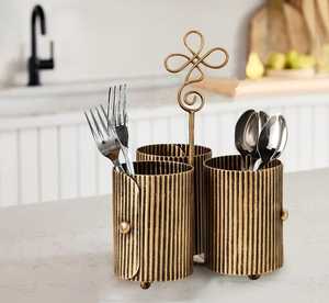 Porta Utensilios de Cocina de Bambú, Porta Cucharas, Organizador de Utensilios de Cocina - Product Image 3