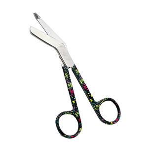 Ciseaux à pansements manuels en acier inoxydable, ciseaux de traumatologie, ciseaux chirurgicaux, ensemble d'instruments certifié CE pour - Product Image 5