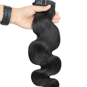 Extensions de cheveux humains vierges Remy indiens 100% avec des extensions ondulées de haute qualité, tissage double trame, toutes les couleurs - Product Image 3