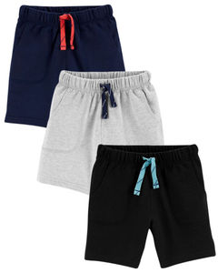 Shorts de travail unisexes en coton, grandes tailles, couleurs personnalisées, avec poches - Product Image 3