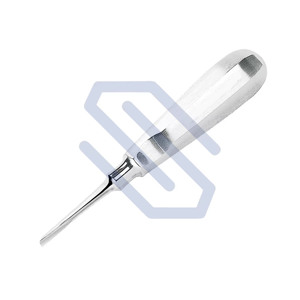Elevador de raíces dentales HELICOIDAL FIG 4, instrumentos quirúrgicos para cirugía Oral, laboratorio de dentista, extracción de luxación, de acero inoxidable, CE - Product Image 1