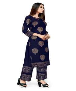 Meilleur pour les robes de soirée Stone Work Dernière Collection Punjabi Style Ladies Wear Kurta avec Palazzo Dupatta Heavy Brodé 500 Apparelgarment Shalwar Kameez - Product Image 2