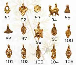 Breloques en laiton de forme géométrique en spirale, breloques dorées brutes, breloques bohèmes pour la fabrication de macramé et de bijoux, 18*14mm - Product Image 3