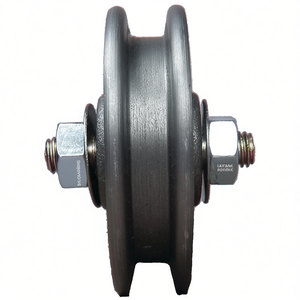 ลูกล้อประตูเลื่อนเหล็กชุบสังกะสี ขนาด 120 มม. รับน้ำหนัก 100 กก. ขนาด 11/13 มม. ผลิตภัณฑ์ HEINRICH BETZ & SONS สำหรับรั้ว ระแนง และประตู - Product Image 3