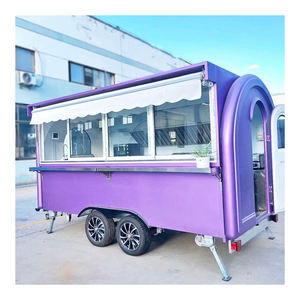 Prêt à Expédier Nouveau Mobile Food Trailer Street Mobile Food Cart Mobile Food Truck à vendre Steel American - Product Image 2