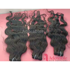 Bundle de cheveux indiens Remy double trame des fabricants Deep Wave cheveux vietnamiens de couleur naturelle pour les femmes noires et de haute qualité - Product Image 1