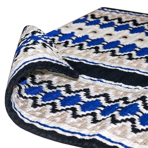 Western Show Horse Saddle Blanket Diseño de Nueva Zelanda Manta de sillín de lana hecha a mano Top Wool Saddle Pad Size - Product Image 6