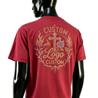 Camiseta Clásica para Hombre con Diseño de Cuello y Pedrería, Ropa con Estampado de Diamantes de Imitación, Camisetas Personalizadas con Diamantes