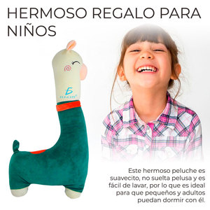 Hermoso Peluche de Llama de 65 cm, Tela de Algodón Súper Suave, Bordado con Algodón PP, Personalizable ODM para Cumpleaños - Product Image 5