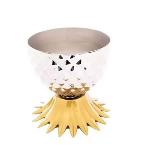 Beverage Storage Luxury Hammered Ice Bucket With Tumbler Holders <b>End</b> Premium Quality <b>Bar</b> Accessories Hot Selling - Product Image 3