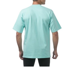 T-shirt tricoté 100% coton à col ras du cou pour hommes, nouveau style, coupe régulière, anti-UV, écologique, avec logo personnalisé, option fournisseur, BD - Product Image 1