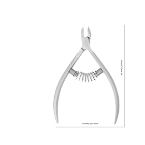 Pince à cuticules professionnelle en acier inoxydable à lame courbée avec large ouverture de mâchoire pour manucure des doigts - Nouveauté 2025, Vente Flash - Product Image 2