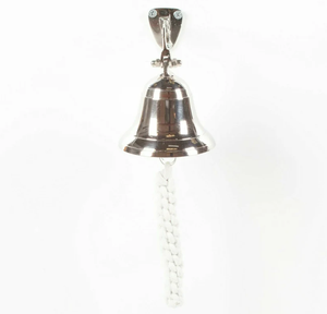 Cloches en laiton à vendre sangle corde tressée gland porte-clés vente coustmized cloche nautique mur Vintage décor ancre suspendu - Product Image 1