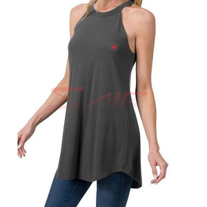 เสื้อกล้ามออกกำลังกายลำลองสำหรับผู้หญิงไซส์ใหญ่พิเศษระบายอากาศได้ดีแขนกุดชุดออกกำลังกายลายสีล้วนสำหรับผู้ชาย - Product Image 2