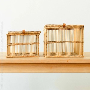 Cesta decorativa de bambú y ratán, cesta de almacenamiento hecha a mano, venta al por mayor, ecológica, hecha en Vietnam - Product Image 3