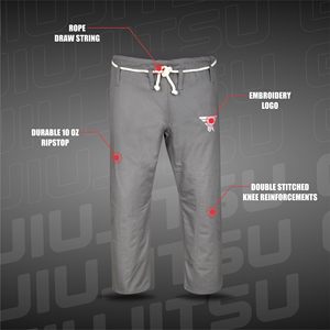 ชุด BJJ GI ชุดกิโมโนผ้าน้ำหนักเบาชุด OEM สำหรับการฝึกโลโก้ที่กำหนดเอง - Product Image 4