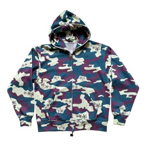 High Quality Camo Zip Up <b>Hoodie</b> For <b>Men</b> And Women Comfortable And Stylish Perfect For Casual Wear And Outdoor Activities - Product Image 1