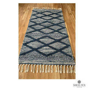 Super Quality Modern Anti-Slip Cotton <b>Rug</b> for Living Room Handwoven and Customizable in Size and Color Washable for Home Use - Product Image 2