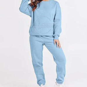 Survêtements respirants personnalisables de haute qualité pour femmes ensemble d'hiver à motif solide vente entièrement en ligne - Product Image 2