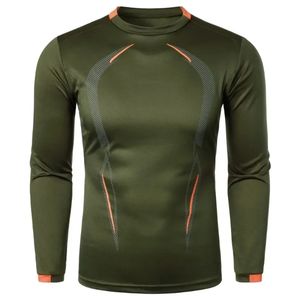 Rashguard MMA Homme Automne Manches Longues Séchage Rapide Léger Respirant Écologique Spandex/Nylon Coupe Ample Sport Fitness - Product Image 4