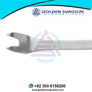 Palanca de hueso Blount OEM de 44mm de ancho con espacio de 18mm, instrumentos óseos ortopédicos de 260mm de longitud total - Product Image 4