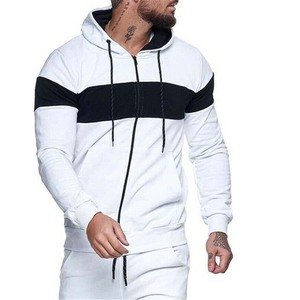 Sudaderas con capucha para hombre básicas con cremallera de calidad superior superventas al por mayor a la venta - Product Image 1