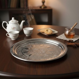 Plateau en métal chromé - Product Image 2