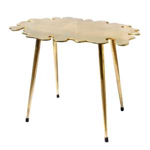 Fournisseur en gros de table d'appoint en métal et marbre, table d'appoint, élégante finition bicolore, parfait, moderne et élégant, intérieurs d'appartements - Product Image 4