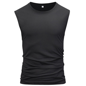 Top qualité Bleach Wash o-cou hommes débardeur Vintage décontracté sans manches vêtements d'été - Product Image 2