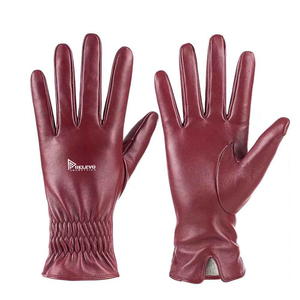 Guantes de Motocicleta de Cuero Encerado Personalizados de Diseño Personalizado a Bajo Precio, Guantes de Motociclismo de Carreras con Pantalla Táctil de Cuero Encerado - Product Image 1