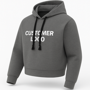 เสื้อฮู้ดผู้ชายผ้าคอตตอนผ้าโพลีเอสเตอร์หนาลายเรียบใส่ได้ทั้งชายและหญิงเสื้อมีฮู้ดขนาดใหญ่พิเศษโลโก้ออกแบบได้ตามต้องการ - Product Image 5