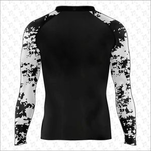 Conception de logo personnalisé, séchage rapide, protection solaire UPF 50, manches longues, rashguard en spandex/polyester, pour bébés et tout-petits, extérieur, flexible - Product Image 4
