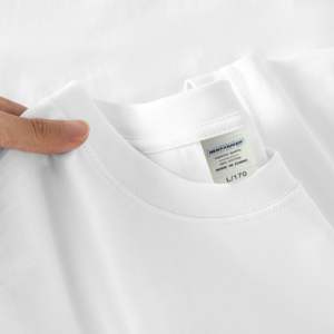 Gran oferta de fábrica, recién llegado, camiseta en blanco de manga corta de algodón 100% para hombre, ropa de calle a la moda, Camiseta lisa de gran tamaño para hombre - Product Image 4