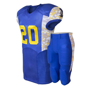 Uniformes de Fútbol Americano Profesionales Transpirables de Manga Corta para Entrenamiento de Equipo, Verano, 100% Poliéster - Product Image 4