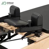 Reformer Pilates pliable en érable avec mécanisme de pliage rapide et machine de Pilates Reformer