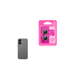 Protection d'objectif d'appareil photo en verre trempé premium Zore CL-06 pour iPhone 17 – Protection optimale des objectifs mobiles - Product Image 1